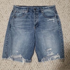 Long Denim American Eagle Shorts